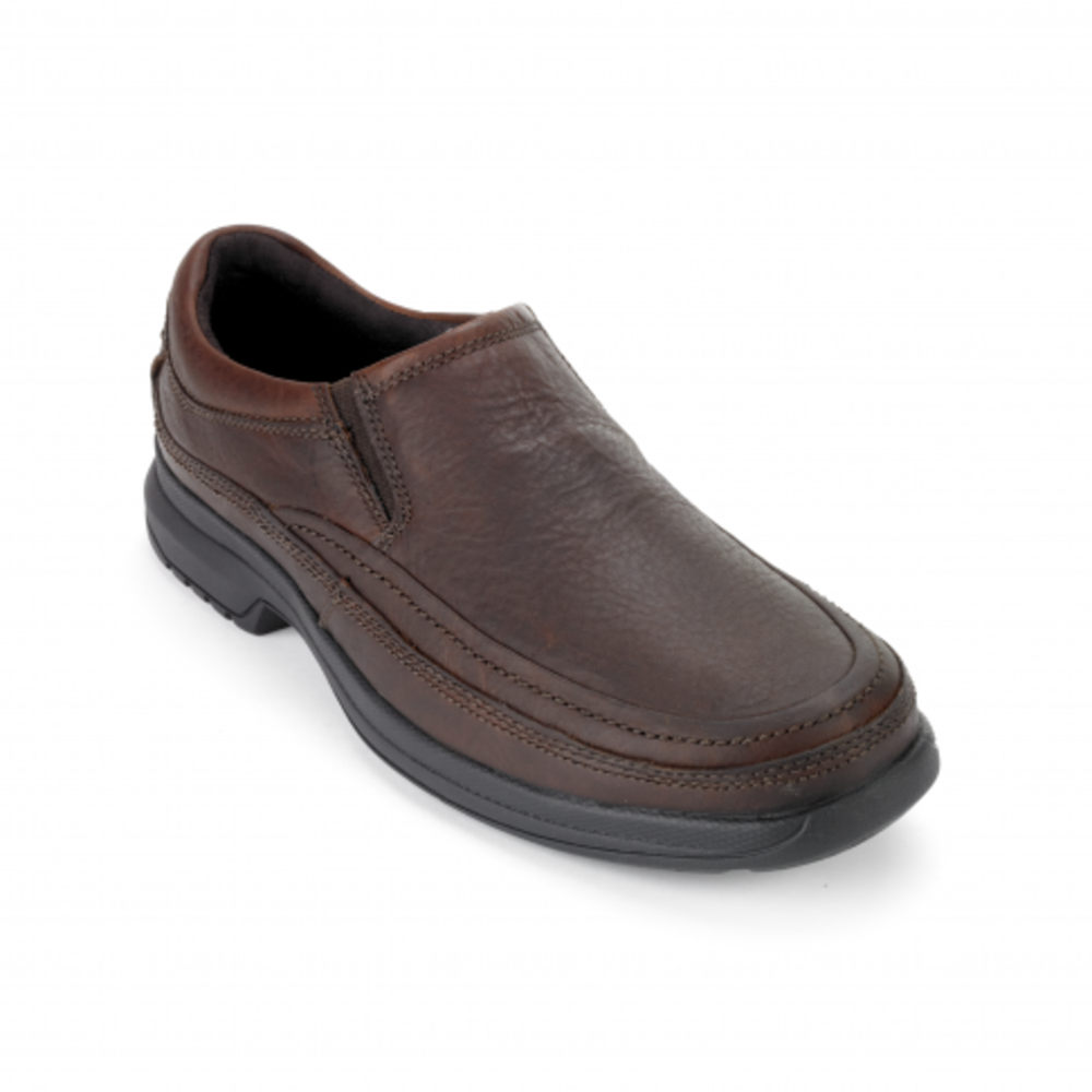 Rockport Slip-On Herr Mörkbruna - Barrows Loft Moc - QVSYZ8153